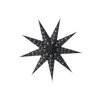 Papierstern Paper Star Cassiopeia Black 60 cm